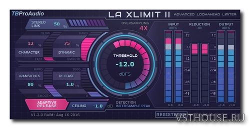TBProAudio - LA xLimit II 1.2.5 VST, VST3, RTAS, AAX x86 x64