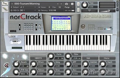 norCtrack - Korg Trinity (KONTAKT)