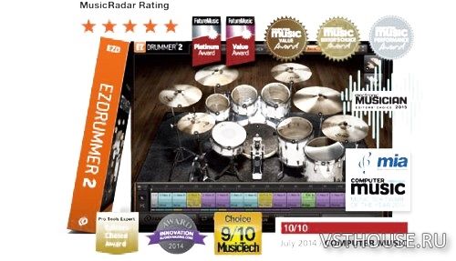 Toontrack - EZdrummer 2.1.3, 2.1.4, Superior Drummer 2.4.4, VSTi AAX