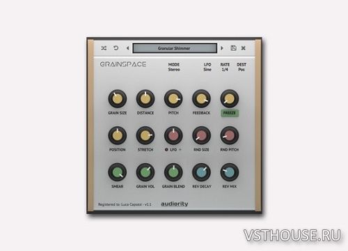 Audiority - GrainSpace 1.2.1 VST, AAX, AU WIN.OSX x86 x64