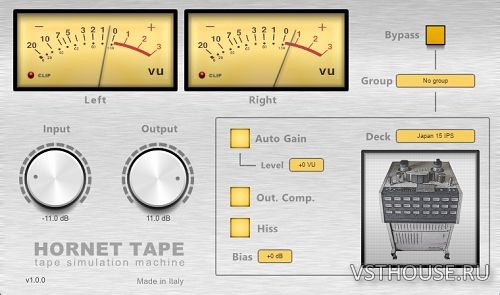 HoRNet - Tape 1.0.2 VST, VST3, AAX, AU WIN.OSX x86 x64