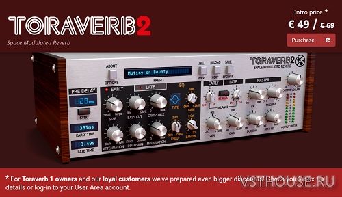 D16 Group - Toraverb 2 2.0.0 VST, AAX, AU WIN.OSX x86 x64