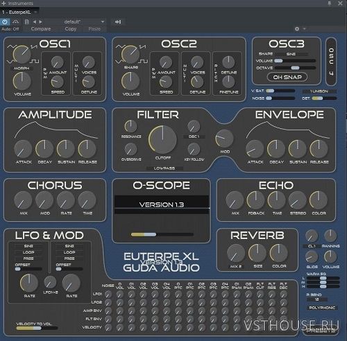 Guda Audio - Euterpe XL 1.3 VSTi, AU WIN.OSX x86 x64