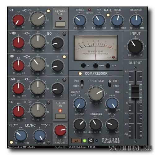TBProAudio - CS-3301 1.4.2 VST, VST3, RTAS, AAX x86 x64 TBProAudio - CS-3301 1.4.2 VST, VST3, RTAS, AAX x86 x64