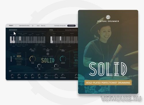 uJAM - Virtual Drummer SOLID 1.0.0.1008 VSTi, AAX x86 x64