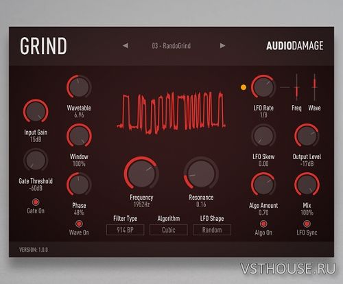Audio Damage - AD035 Grind 1.0.0 VST, VST3, AAX, AU WIN.OSX x86 x64 Audio Damage - AD035 Grind 1.0.0 VST, VST3, AAX, AU WIN.OSX x86 x64
