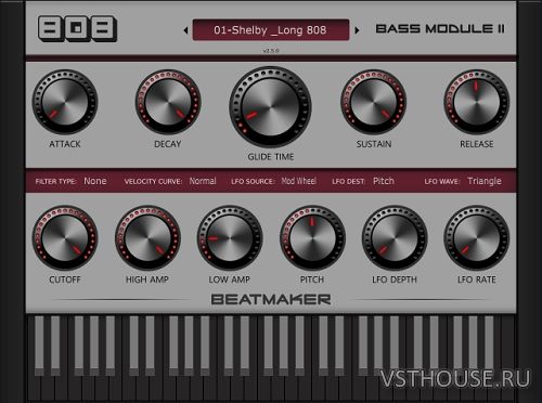 BeatMaker - 808 Bass Module 2.5.0 VSTi, AU WIN.OSX x86 x64 BeatMaker - 808 Bass Module 2.5.0 VSTi, AU WIN.OSX x86 x64