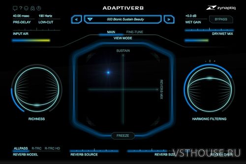 Zynaptiq - ADAPTIVERB 1.1.2 VST, VST3, AAX x86 x64 Zynaptiq - ADAPTIVERB 1.1.2 VST, VST3, AAX x86 x64