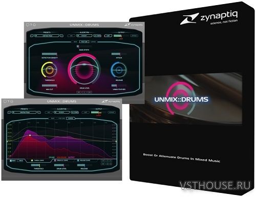 Zynaptiq - UNMIX DRUMS 1.0.3 VST, VST3, AAX x86 x64 Zynaptiq - UNMIX DRUMS 1.0.3 VST, VST3, AAX x86 x64