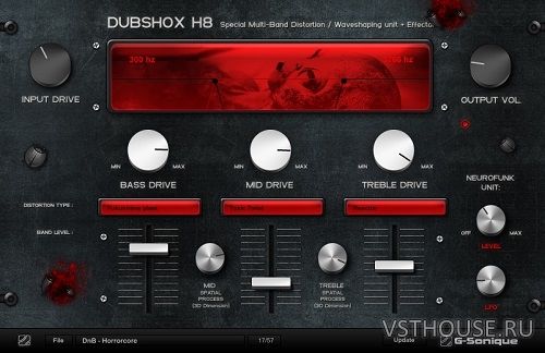 G-Sonique - DUBSHOX H8 Multi-Band Distortion VST x86 G-Sonique - DUBSHOX H8 Multi-Band Distortion VST x86
