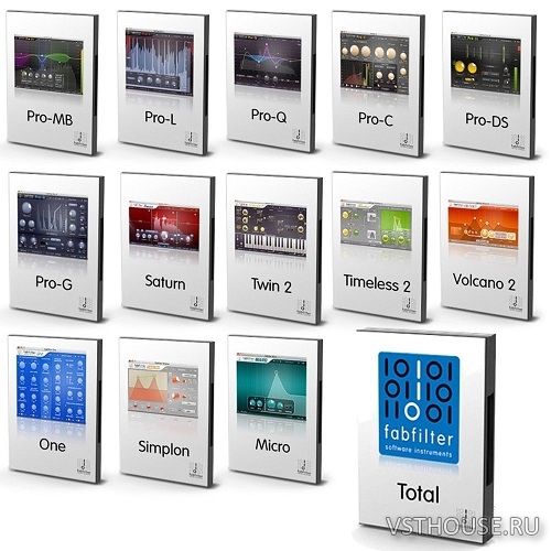 FabFilter - Total bundle 15.02.2018 VST, VST3 x86 x64 FabFilter - Total bundle 15.02.2018 VST, VST3 x86 x64