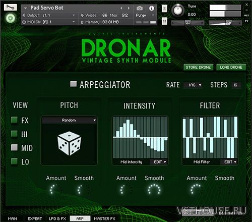Gothic Instruments - DRONAR Vintage Synth (KONTAKT) Gothic Instruments - DRONAR Vintage Synth (KONTAKT)