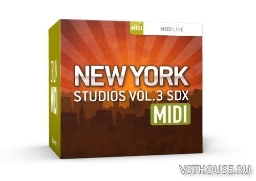 Toontrack - New York Studios Vol.3 MIDI Toontrack - New York Studios Vol.3 MIDI