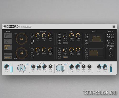 Audio Damage - AD044 Discord4 4.0.1 VST, VST3, AAX, AU WIN.OSX x86 x64
