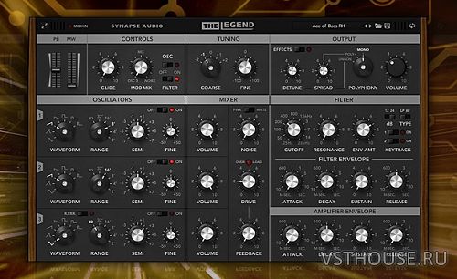 Synapse Audio - The Legend 1.2.1 VSTi x86 x64 Synapse Audio - The Legend 1.2.1 VSTi x86 x64
