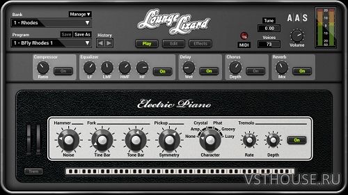 Applied Acoustics Systems - Lounge Lizard EP-4 4.2.1 VSTi, AU WIN.OSX