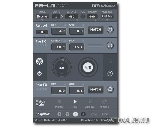 TBProAudio - AB-LM 1.5.0 VST, VST3, RTAS, AAX x86 x64 TBProAudio - AB-LM 1.5.0 VST, VST3, RTAS, AAX x86 x64