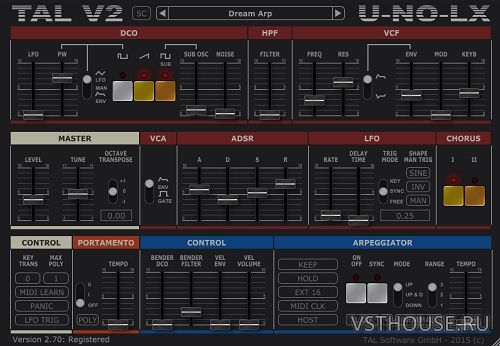 Togu Audio Line - TAL-U-NO-LX 3.0.6 VSTi, AAX, AU WIN.OSX x86 x64