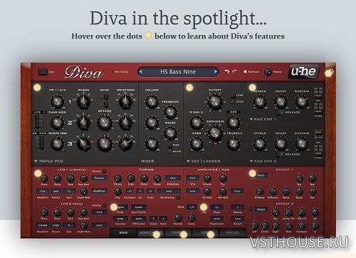 u-he - Diva 1.4.3.7325 VSTi, VSTi3, AAX x86 x64 u-he - Diva 1.4.3.7325 VSTi, VSTi3, AAX x86 x64