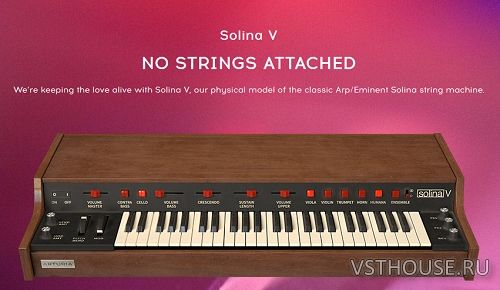 Arturia - Solina V2 2.3.0.1391 STANDALONE, VSTi, VSTi3, AAX x86 x64 Arturia - Solina V2 2.3.0.1391 STANDALONE, VSTi, VSTi3, AAX x86 x64