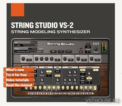 Applied Acoustics Systems - String Studio VS-2 2.1.2 VSTi, VSTi3 Applied Acoustics Systems - String Studio VS-2 2.1.2 VSTi, VSTi3