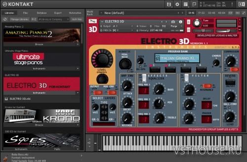 JW Samples & Walter R Goncalves - Electro 3D (KONTAKT)
