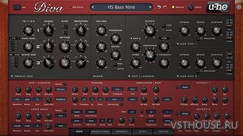u-he - Diva 1.4.3.7422 VSTi, VSTi3, AAX x86 x64