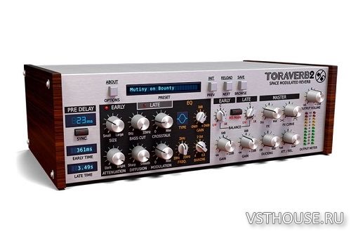 D16 Group - Toraverb 2 2.0.1 VST, AAX, AU WIN.OSX x86 x64