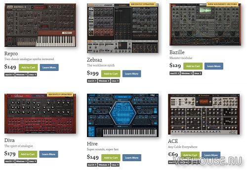 U-he - Plugin Bundle + Expansions VSTi, VSTi3, AAX x64 NO INSTALL U-he - Plugin Bundle + Expansions VSTi, VSTi3, AAX x64 NO INSTALL