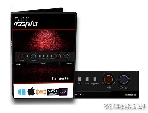 Audio Assault - Transient Plus v1.2 VST, VST3, AU, AAX, RTAS WiN.OSX Audio Assault - Transient Plus v1.2 VST, VST3, AU, AAX, RTAS WiN.OSX