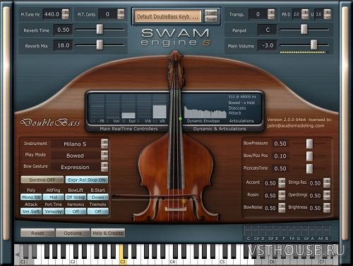 SWAM Engine - SWAM Double Bass v2.0.1 CE-V.R VSTI, AAX X64 SWAM Engine - SWAM Double Bass v2.0.1 CE-V.R VSTI, AAX X64