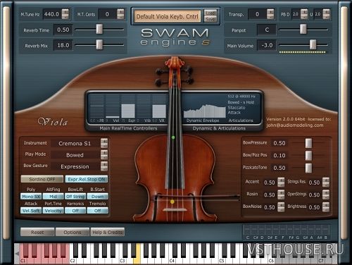 SWAM Engine - SWAM Viola v2.0.1 CE-V.R VSTI, AAX X64 SWAM Engine - SWAM Viola v2.0.1 CE-V.R VSTI, AAX X64