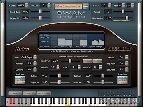 SWAM Engine - SWAM Clarinets 2.8.1 CE-V.R VSTI, AAX X64 SWAM Engine - SWAM Clarinets 2.8.1 CE-V.R VSTI, AAX X64