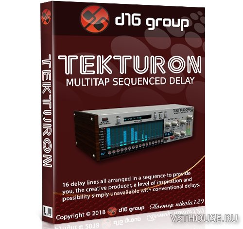 D16 Group - Tekturon 1.0.8 VST, AAX x86 x64 D16 Group - Tekturon 1.0.8 VST, AAX x86 x64
