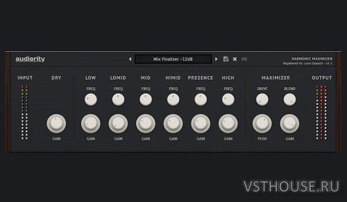 Audiority - Harmonic Maximizer v1.1.2 VST, AAX x86 x64 Audiority - Harmonic Maximizer v1.1.2 VST, AAX x86 x64
