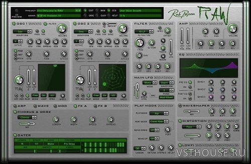 Rob Papen - RAW 1.0.4a VSTi, AAX, NKS x86 x64 Rob Papen - RAW 1.0.4a VSTi, AAX, NKS x86 x64