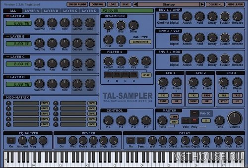 Togu Audio Line - TAL-Sampler v2.3.0 VSTi, AAX, AU WiN.OSX x86 x64