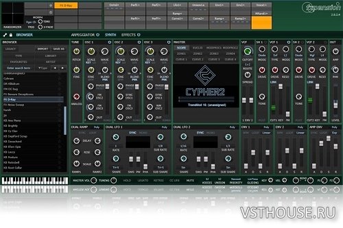 FXpansion - Cypher2 2.4.9.0 STANDALONE, VSTi, AAX, AU WIN.OSX x64