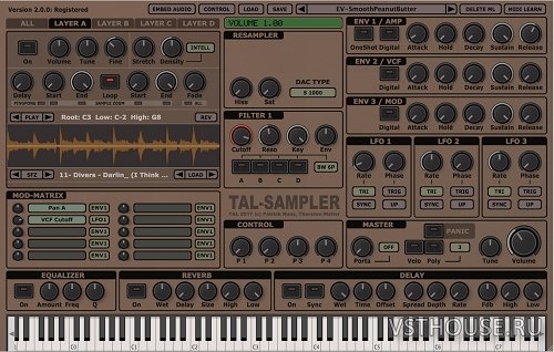Togu Audio Line - TAL-Sampler 2.3.2 VSTi, AAX, AU WIN.OSX x86 x64