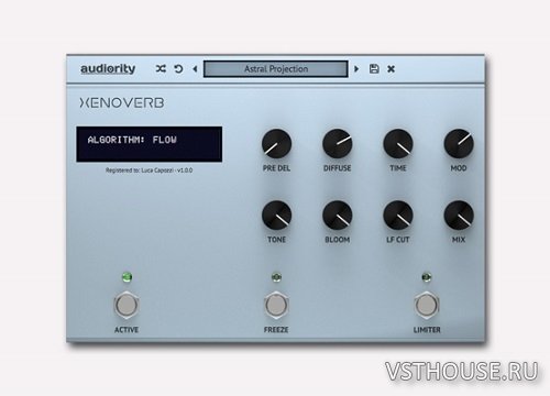 Audiority - XenoVerb 1.0.5 VST, AAX x86 x64