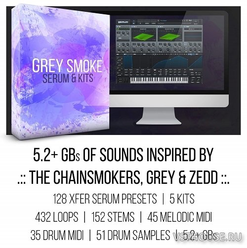 Surge Sounds - Grey Smoke (MIDI, WAV, SERUM) Surge Sounds - Grey Smoke (MIDI, WAV, SERUM)
