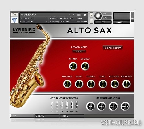 Lyrebird Sounds - Alto Sax (KONTAKT)
