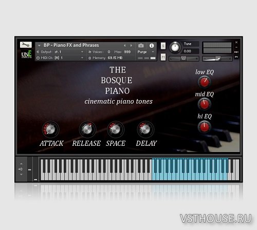 unEarthed Sampling - The Bosque Piano (KONTAKT)