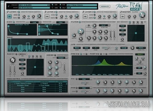 Rob Papen - RAW-Kick 1.0.1 VSTi, AAX x86 x64 Rob Papen - RAW-Kick 1.0.1 VSTi, AAX x86 x64