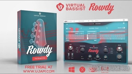 UJAM - Virtual Bassist ROWDY 1.0.0 VSTi, AAX x86 x64 UJAM - Virtual Bassist ROWDY 1.0.0 VSTi, AAX x86 x64
