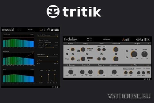 Tritik - Moodal 1.1.5, tkDelay 1.4.5 VST, AAX, AU WIN.OSX Tritik - Moodal 1.1.5, tkDelay 1.4.5 VST, AAX, AU WIN.OSX
