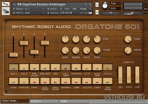 Rhythmic Robot - OrgaTone 601 (KONTAKT) Rhythmic Robot - OrgaTone 601 (KONTAKT)