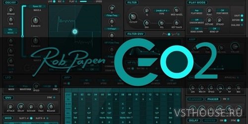 Rob Papen - Go2 1.0.1b VSTi, AAX x86 x64 Rob Papen - Go2 1.0.1b VSTi, AAX x86 x64