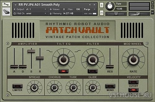 Rhythmic Robot - PatchVault Jupi6 Factory Set (KONTAKT) Rhythmic Robot - PatchVault Jupi6 Factory Set (KONTAKT)