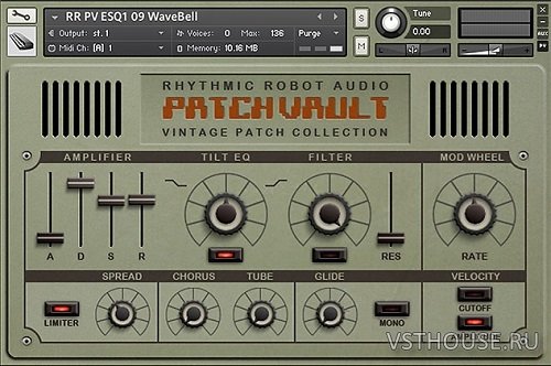 Rhythmic Robot Audio - PatchVault ESQ1 (KONTAKT)